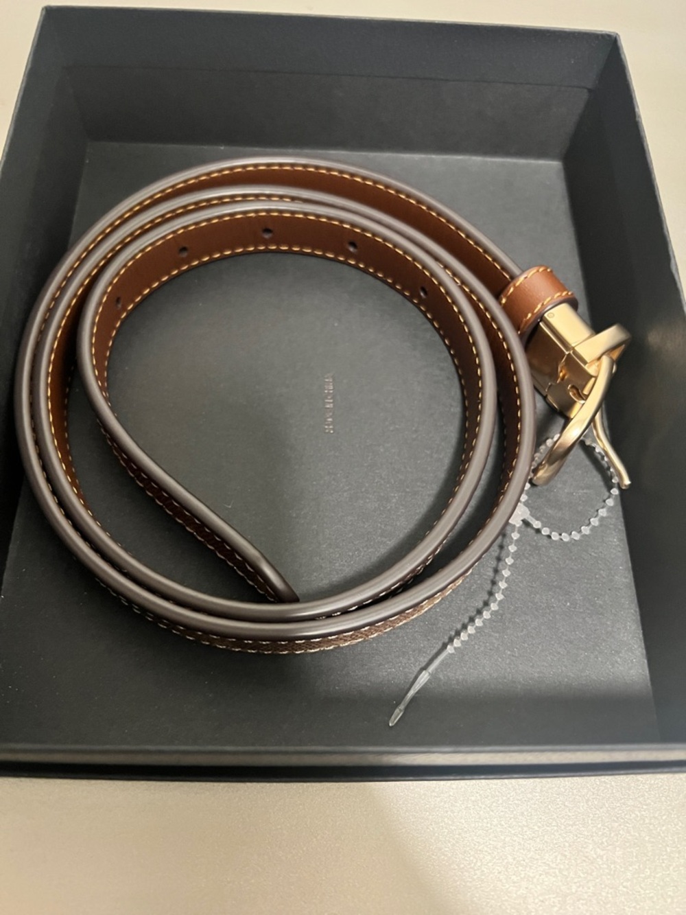 NWOT COACH Calf Leather Classic Buckle Cut To Size Reversible Belt 18mm - Picture 9 of 11